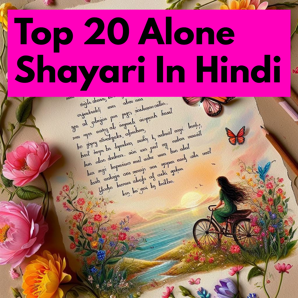 Top 20 Alone Shayari In Hindi